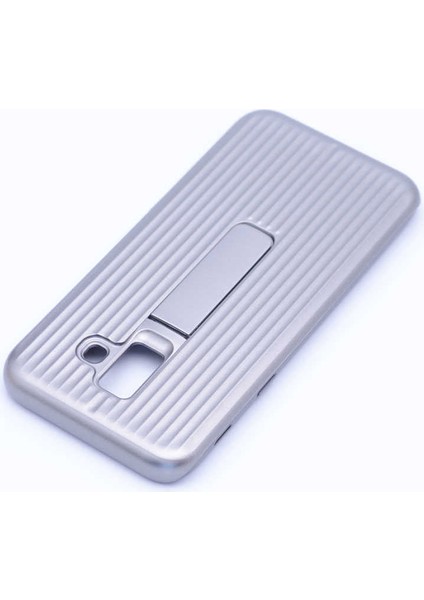 Galaxy A6 2018 Uyumlu Kılıf Özel Tasarım Renkli Standlı Mıknatıslı Wave Kapak