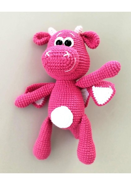 Amigurumi Ejderha Kırmızı
