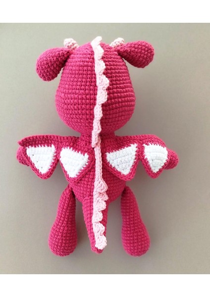 Amigurumi Ejderha Kırmızı