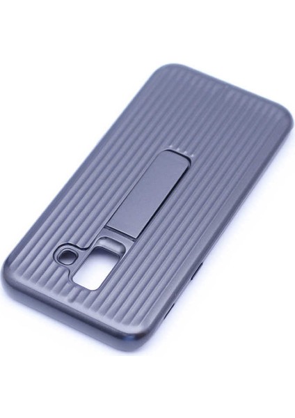 Galaxy A6 2018 Uyumlu Kılıf Özel Tasarım Renkli Standlı Mıknatıslı Wave Kapak