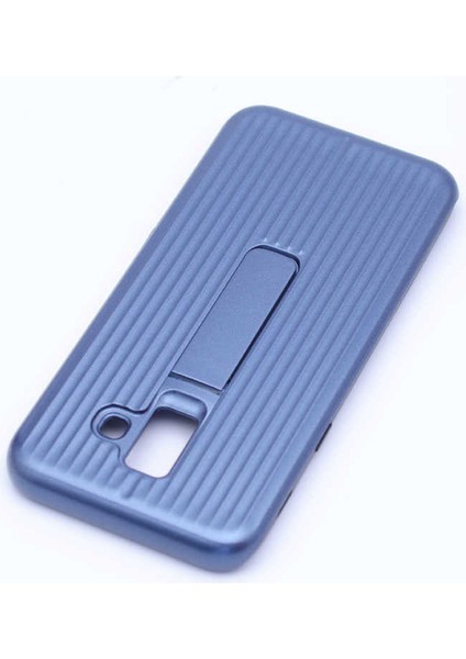 Galaxy A6 2018 Uyumlu Kılıf Özel Tasarım Renkli Standlı Mıknatıslı Wave Kapak