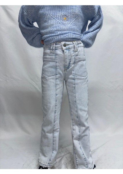 Kız Çocuk Flare Jean Pantolon