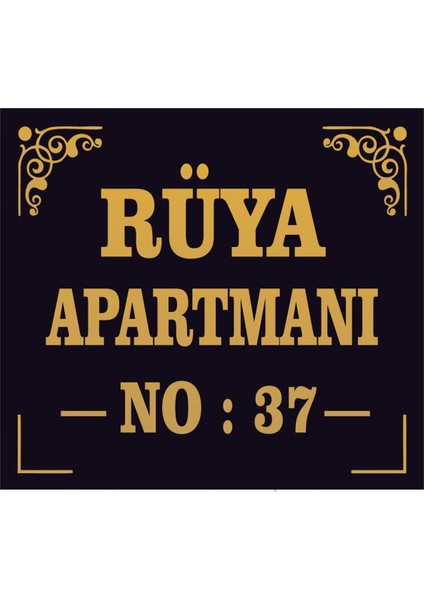 Apartman Duvar Tabelası fiyatları