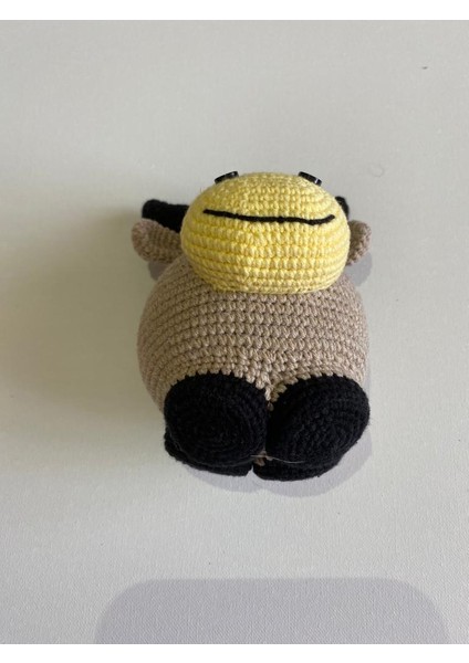 Siyah Boynuzlu Boğa, Kahverengi, Amigurumi fiyatları