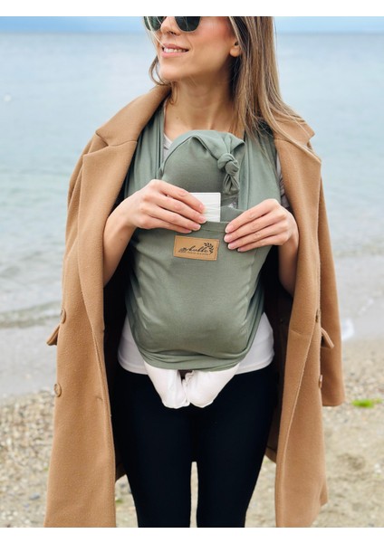 Anakucağı Cepli Bebek Taşıma Şalı, Bebek Askısı Sling