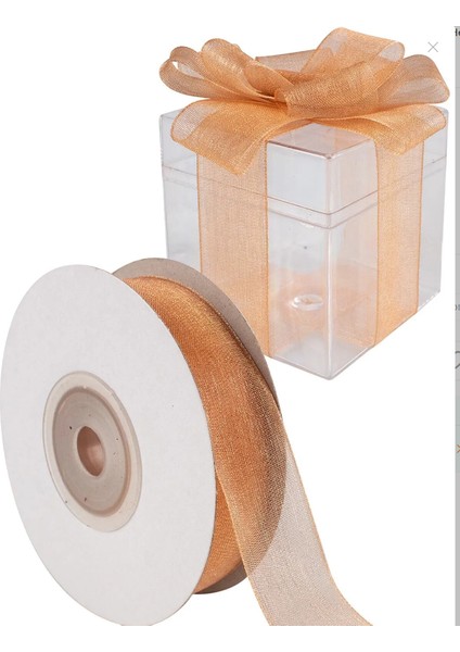 Kahve Organze 0,6 mm Kurdela 150 Metre