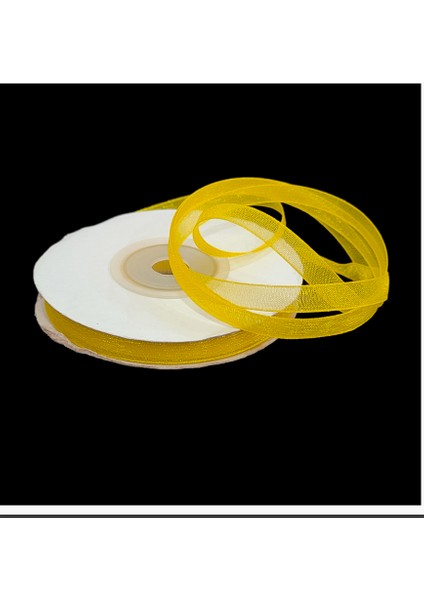 Sarı Organze 0,6 mm Kurdela 150 Metre