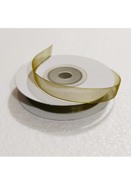 Haki Yeşil Organze 0,6 mm Kurdela 75 Metre