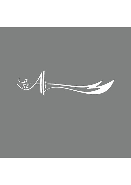 Zülfikar Hz Ali Araba Sticker 19X5 cm