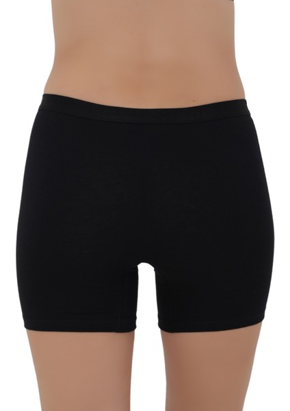 Kadın Boxer Külot - Lastikli Bel ve Yumuşak Kumaş 3'lü Özel Paket (Siyah, Beyaz, Ten Renk) fırsatları