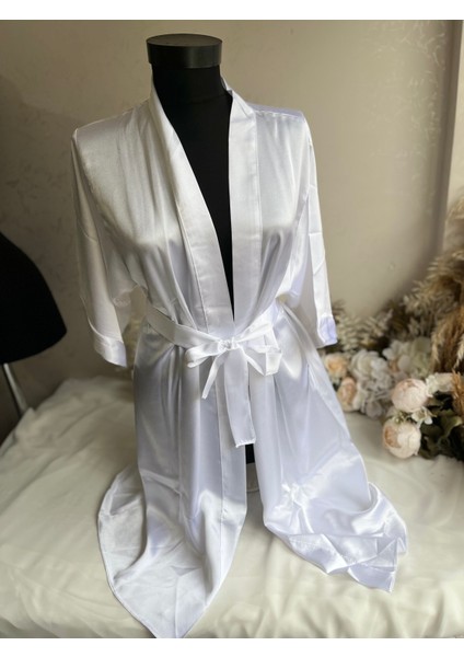 Nakışlı Bride Gelin Sabahlık (Standart Bedenlidir) fiyatları