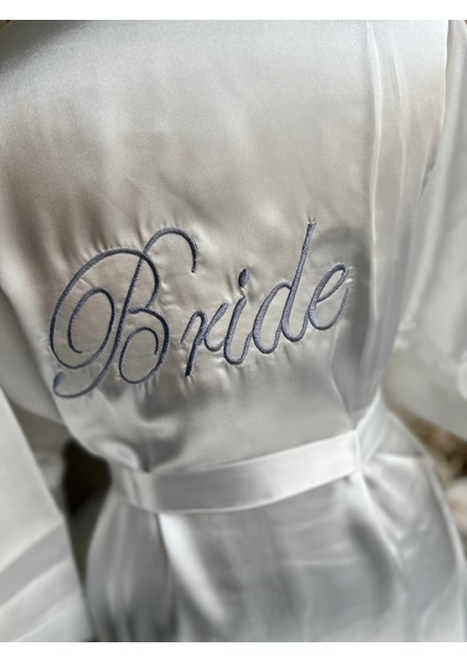 Nakışlı Bride Gelin Sabahlık (Standart Bedenlidir) modelleri