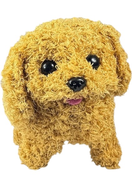 Sesli Yürüyen Taşıma Çantalı Hareketli Pilli Peluş Köpek Aksesuarlı Set Pet Shop Kafesli Taşınabilir