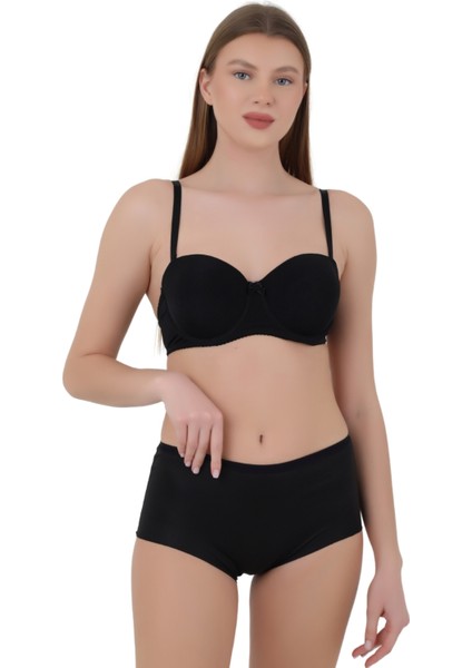 Kadın Yüksek Bel Toparlayıcı Külot - Özel Kalıp 3'lü Paket (Siyah, Beyaz, Ten Renk)