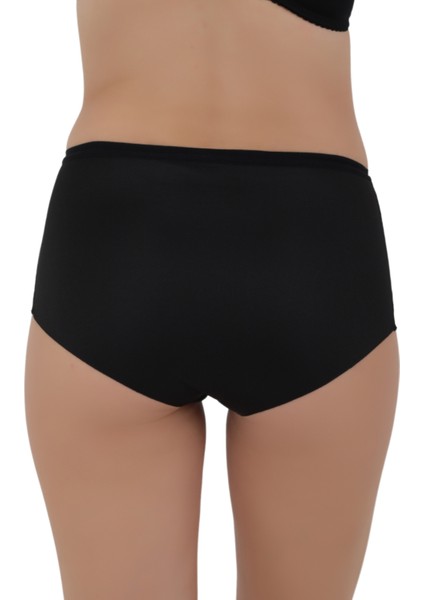 Kadın Yüksek Bel Toparlayıcı Külot - Özel Kalıp 3'lü Paket (Siyah, Beyaz, Ten Renk) fırsatları