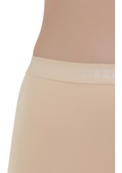 Kadın Boxer Külot - Lastikli Bel ve Yumuşak Kumaş 3'lü Özel Paket (Siyah, Beyaz, Ten Renk) modelleri