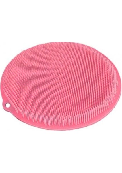 Yuvarlak Vantuzlu Banyo Sırt Kese Matı 26 cm
