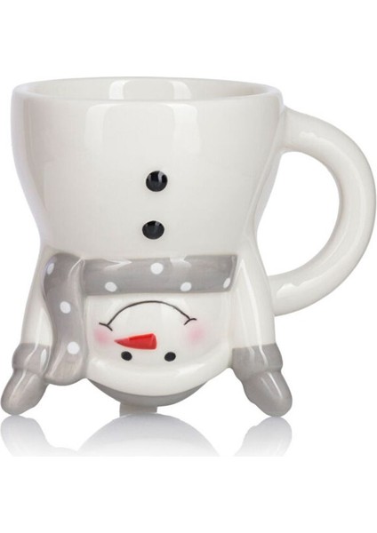 Beyaz Kardan Adam Figürlü Seramik Kupa 210 ml indirimleri