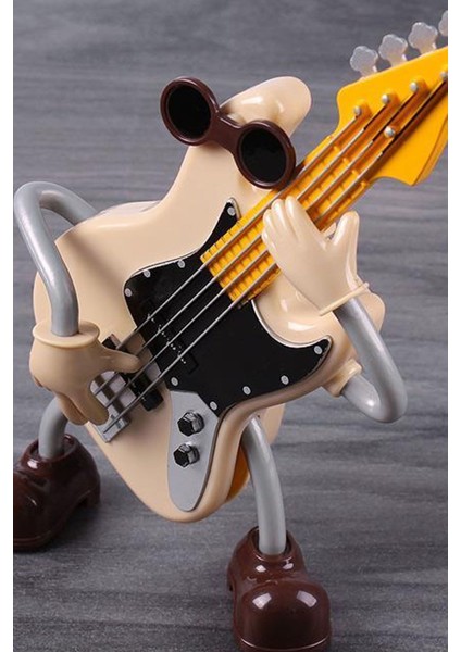 Gitar Şeklinde Müzik Kutusu Dekoratif Şirin Kurmalı Müzik Kutusu Zarif Şirin Hediyelik