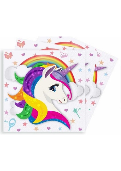 Doğum Günü Unicorn Peçete 20 Adet