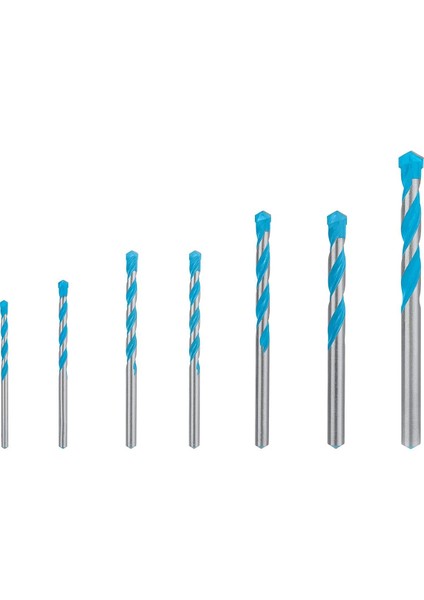 Professional Accessories 7 x Expert Cyl-9 Multiconstruction Matkap Seti (Beton İçin, Ø 4-12 mm, Darbeli Matkap Aksesuarı)