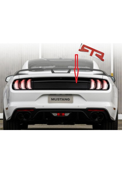 Mustang Rtr Bagaj Kırmızı Logo Arma Ford Ile Uyumlu fiyatları