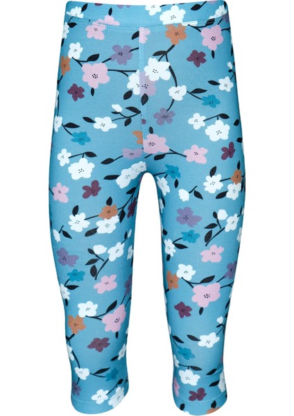 Spring Branch Kız Çocuk Desenli Diz Altı Tayt Kapri