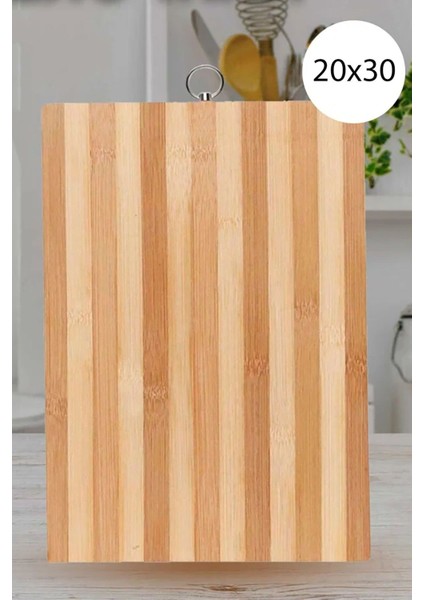 Bambu Kesme Tahtası, Tezgah Üstü, Kaymaz Ekmek Tahtası, Kesme Tepsisi 20 x 30 x 1.4 fiyatları