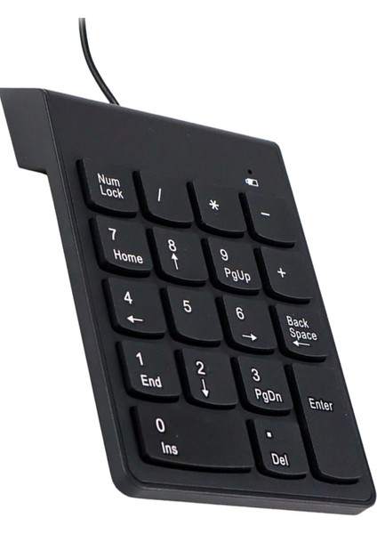 Numeric Keypad-Numpad-Usb Kablolu Keypad 18 Tuş Numped Keyped Yan Tuş Klavye