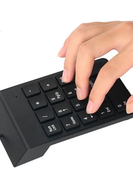 Numeric Keypad-Numpad-Usb Kablolu Keypad 18 Tuş Numped Keyped Yan Tuş Klavye