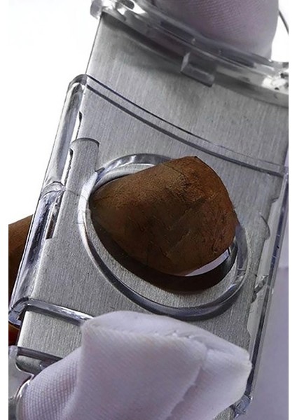 Puro Kesme Makası, Puro Giyotini Profesyonel Parmağa Takılan Puro Makası Metal
