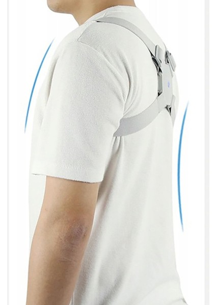 Şarjlı Titreşimli Sırt Korse Sensörlü Dik Duruş Korsesi Uyarıcı Korse