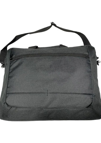 Darbeye Karşı Korumalı 18,5 Inch Laptop Evrak Çantası Gri Bilgisayar Taşıma Çantası