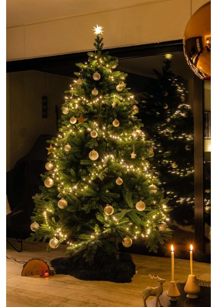2 x 2 Metre 8 Fonksiyonlu Animasyonlu Perde LED Işık Kalın Telli Saçak 180 LED