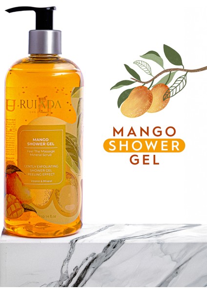 Vitamin & Mineral Topçuklu Mango Duş Jeli 400 ml Bubble Shower Gel