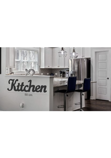 Kitchen Duvar Yazısı Mutfak Dekorasyonu Ahşap Mdf