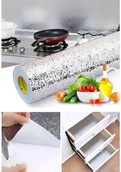 Yapışkanlı Gümüş Folyo 5 Metre