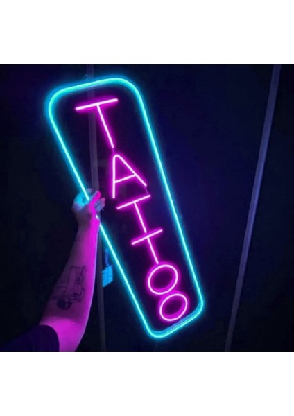Tattoo-Dövme Iç ve Dış Mekan Tabela Dekoratif Aydınlatma