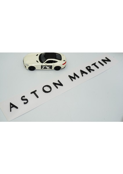 Aston Martin Bagaj 3m 3D Siyah Yazı Logo Amblem