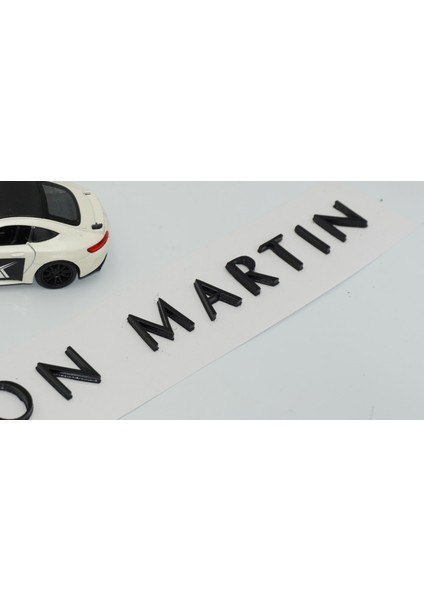 Aston Martin Bagaj 3m 3D Siyah Yazı Logo Amblem fırsatları