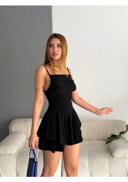 Askılı Tulum Elbise Iyah
