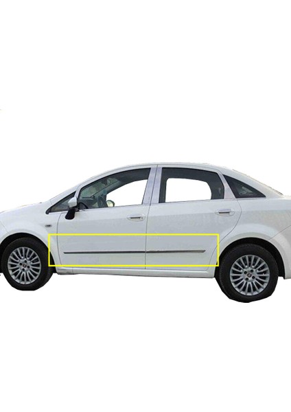 Fiat Linea Sd Krom Yan Kapı Çıtası (Paslanmaz Çelik) - 2012-2017 Modeller (4 Parça) fiyatları