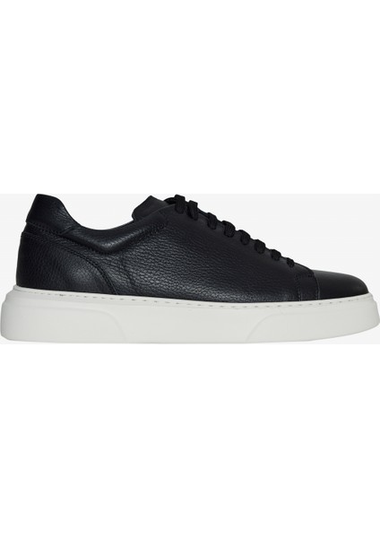 Deri Rahat Taban Esnek Sneaker Ayakkabı