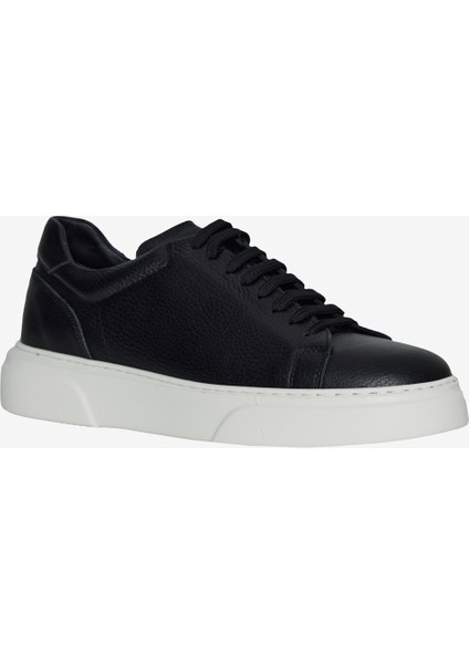 Deri Rahat Taban Esnek Sneaker Ayakkabı