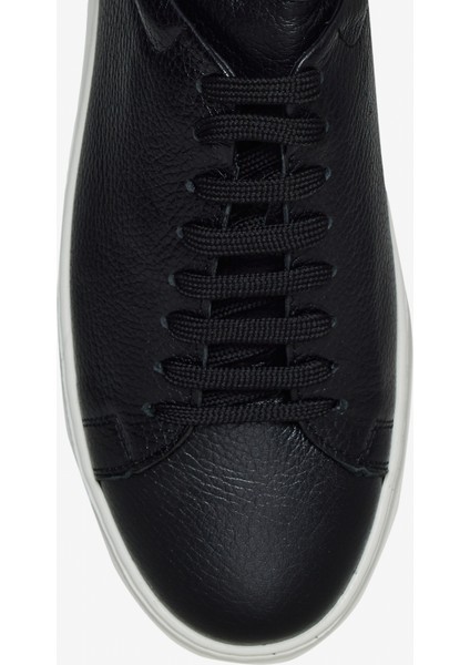 Deri Rahat Taban Esnek Sneaker Ayakkabı