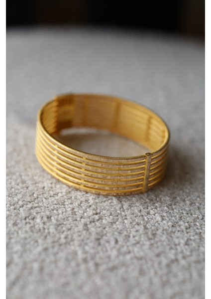 14 Ayar Altın 7 Li Ajda Bilezik Modeli Kelepçe indirimleri