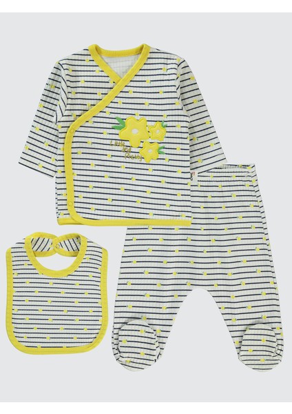 Kız Bebek Zıbın Takımları Sarı