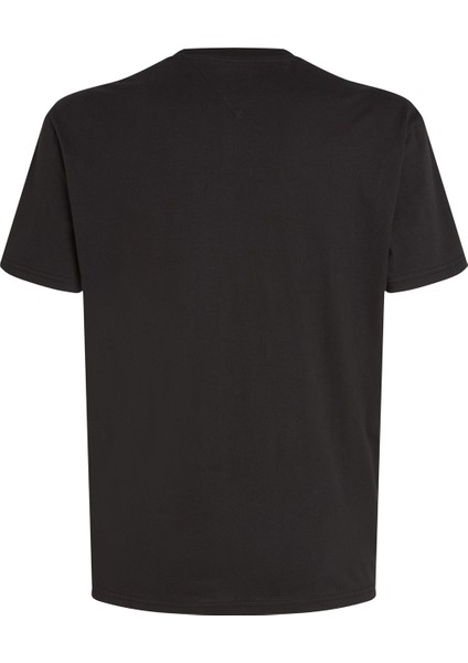 Bisiklet Yaka Siyah Erkek T-Shirt DM0DM20744BDS Tjm Reg Lınear Logo fiyatları