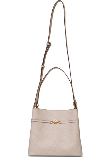 Ekru Kadın Omuz Çantası US25107