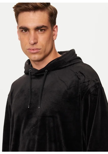 Kapüşon Yaka Siyah Erkek SweatShirt XM000054 AF10168 UC001 modelleri